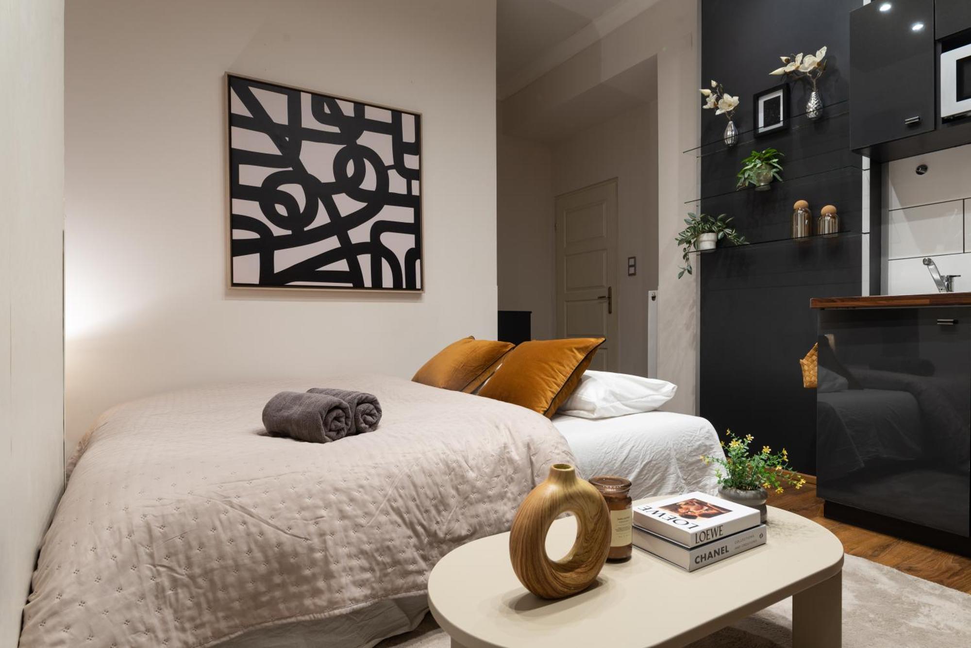 Chic Central 1Br Retreat Near New York Cafe With View Budapesta Exterior foto